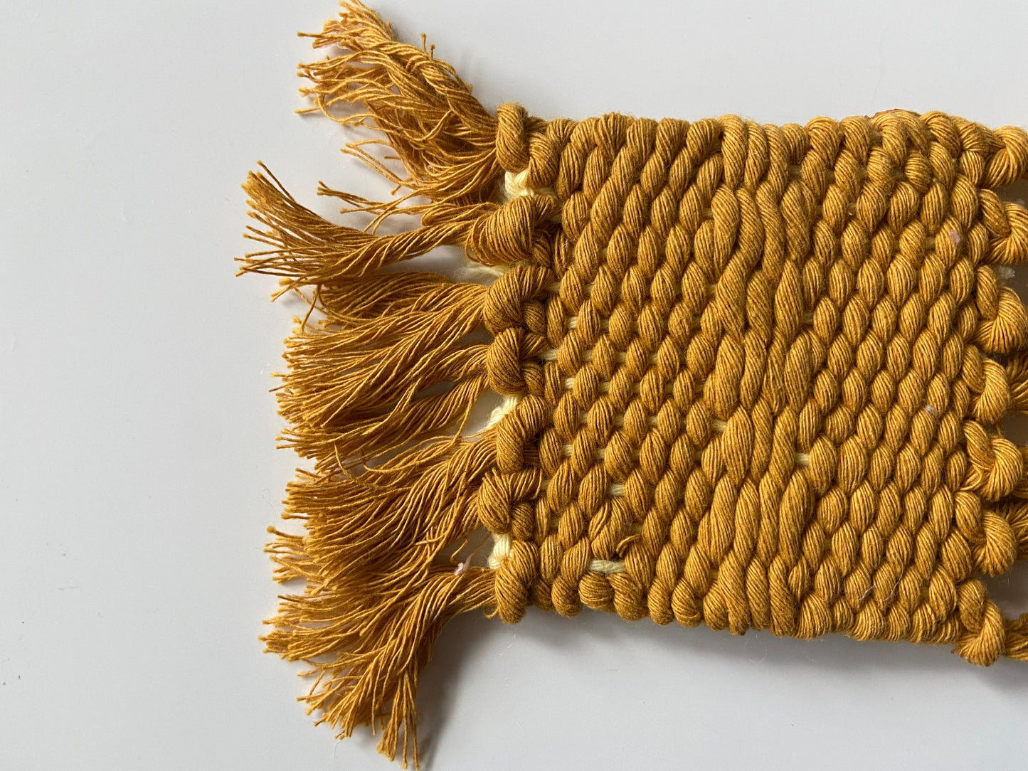 Mustard Yellow Handwoven Coaster