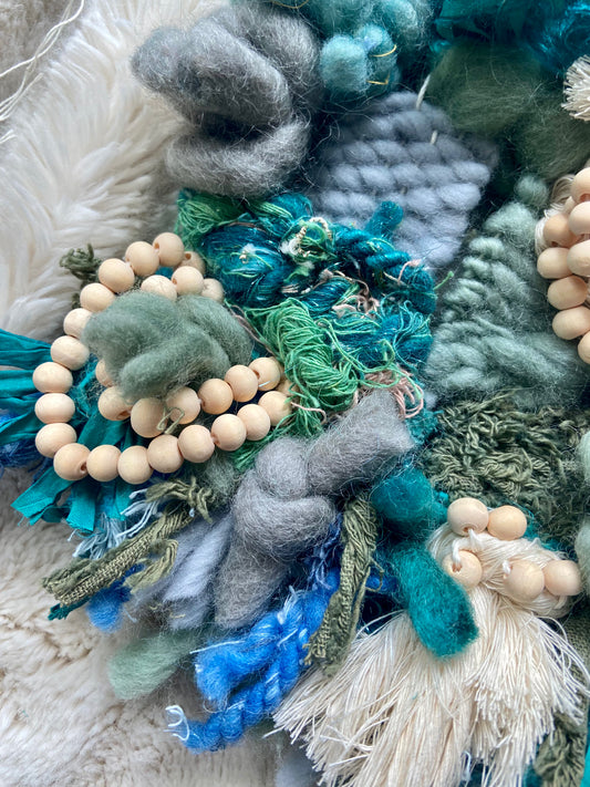 under the sea | Original Fiber Art