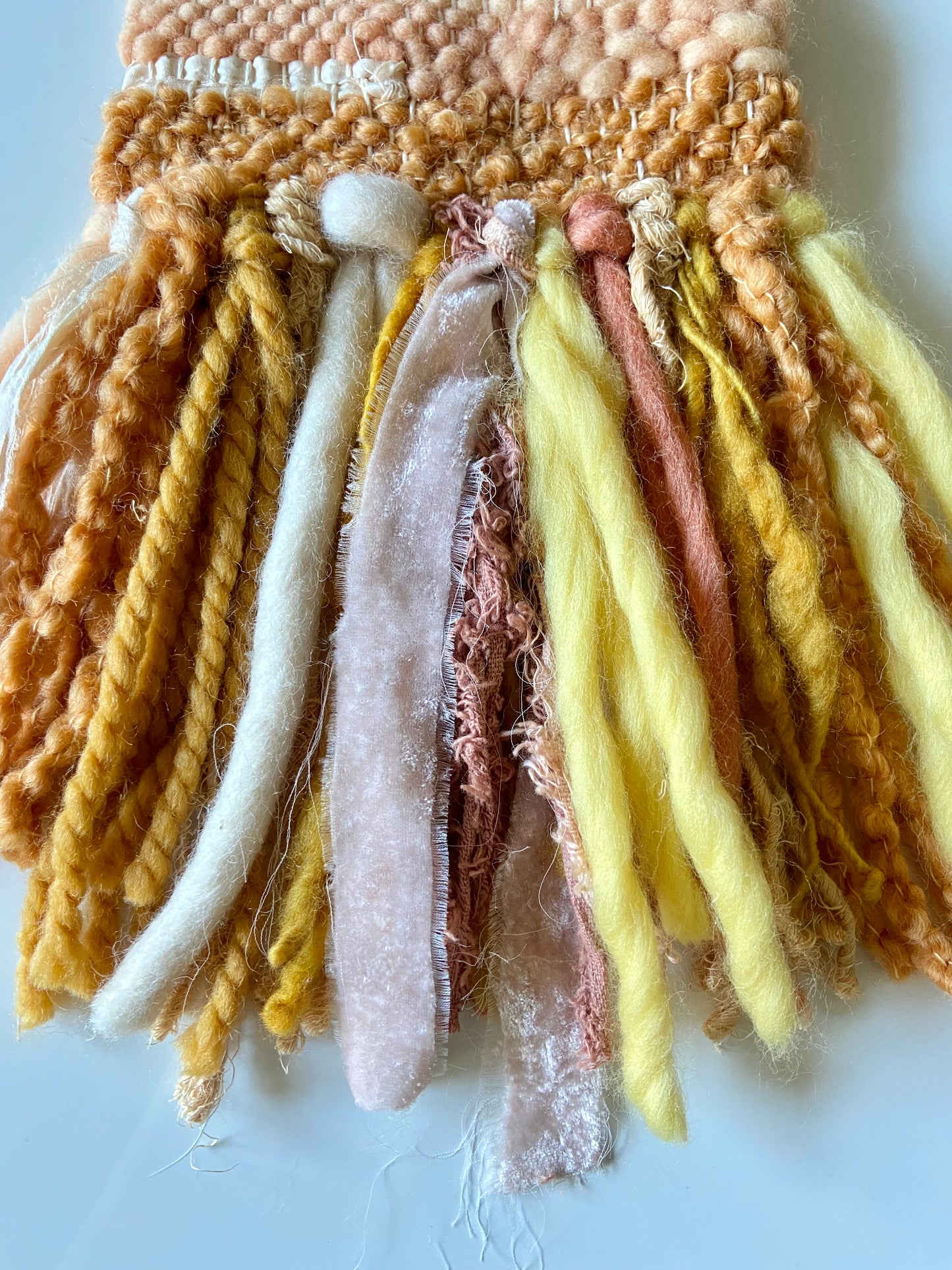 creamsicle dreams | Original Fiber Art