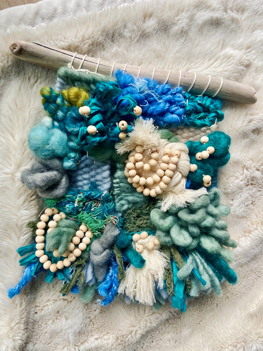under the sea | Original Fiber Art