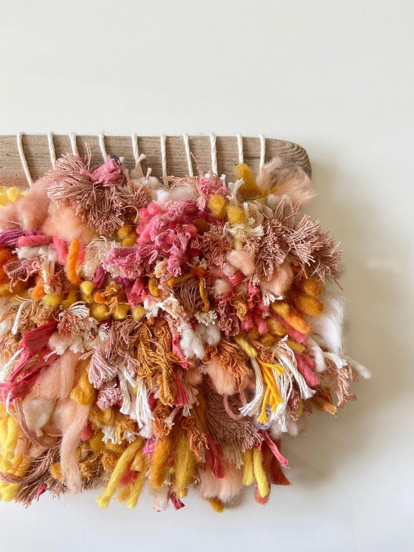 scrappy sister ~ sunrise | Zero Waste Fiber Art