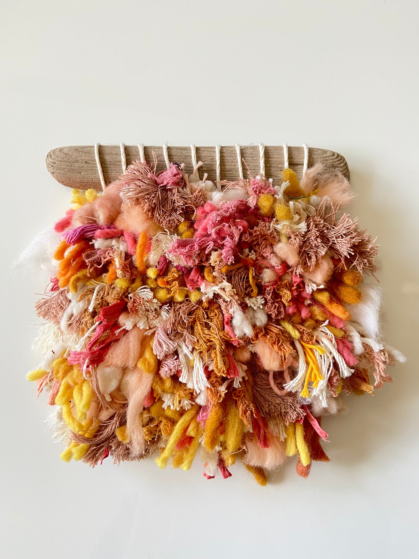 scrappy sister ~ sunrise | Zero Waste Fiber Art